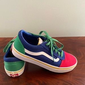 Vans Old Skool Multi-Color Sneakers Youth 4.0